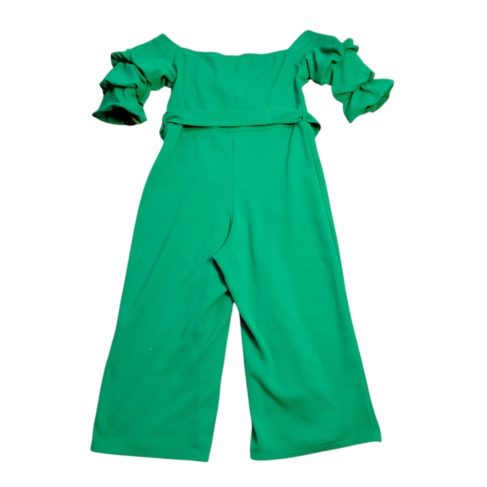 Boohoo Emerald Green Jumpsuit Size 12 - Picture 3 of 5
